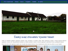 Tablet Screenshot of chovatele.vysokeveseli.cz